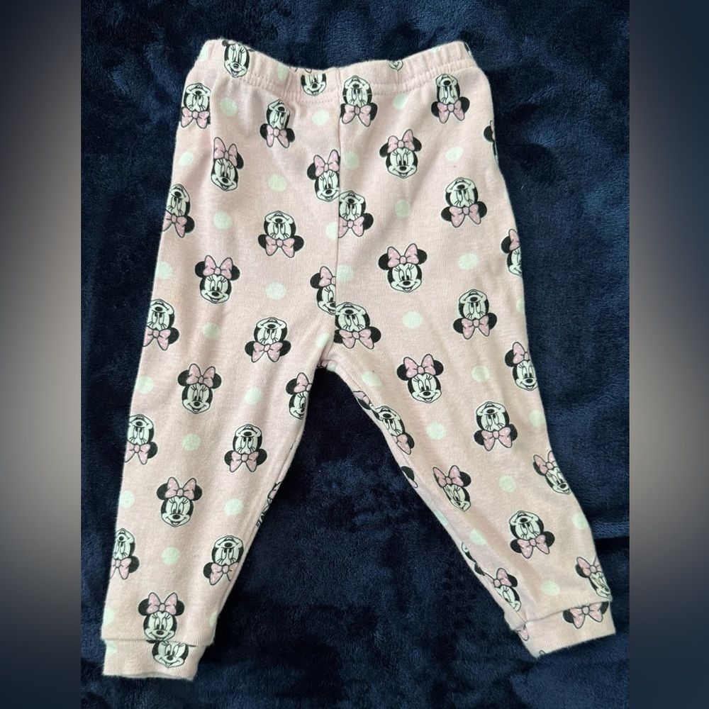 Pink Minnie Mouse Baby Pants